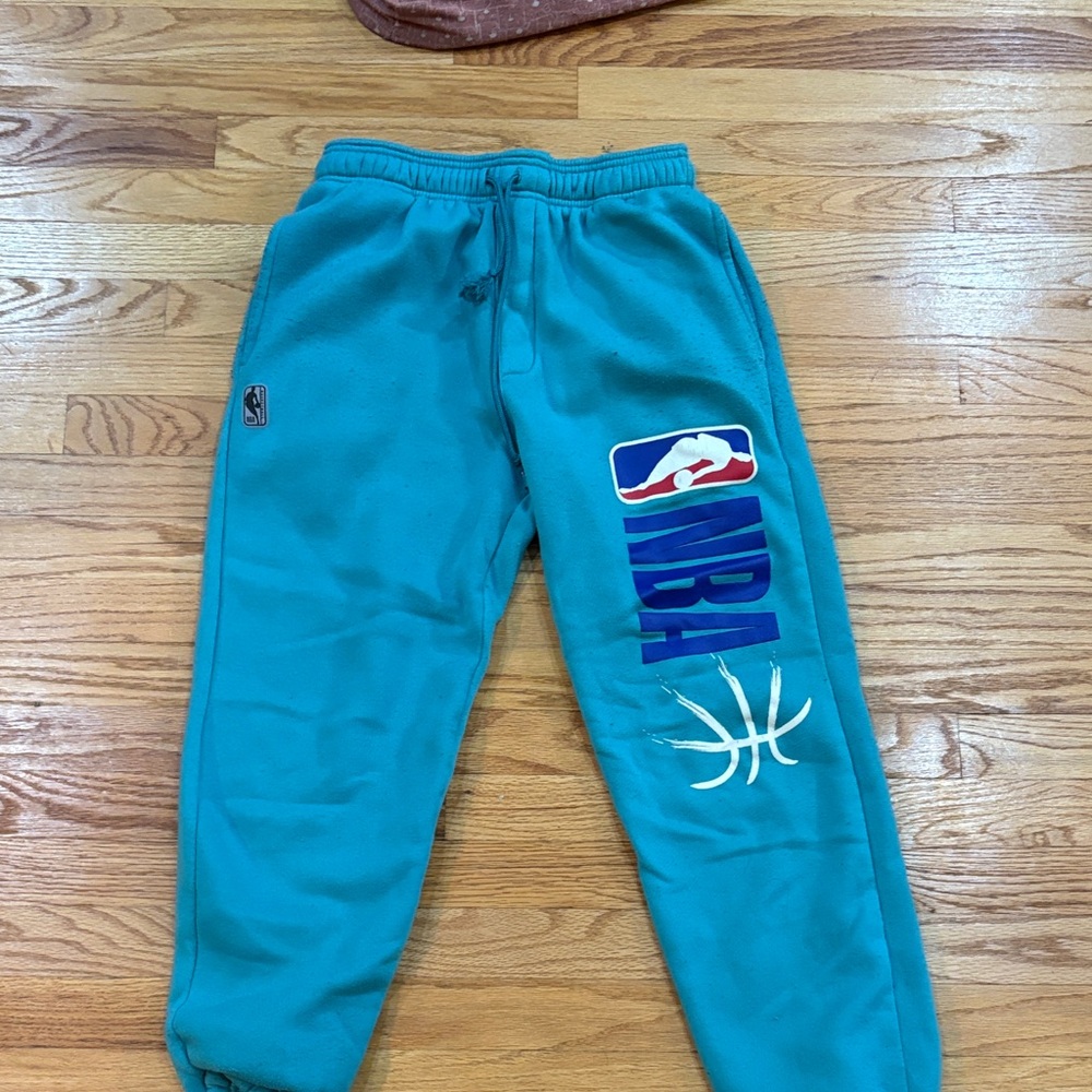 NBA men’s Blue Joggers with Logo